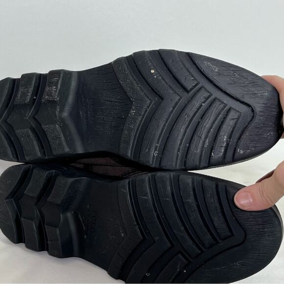 Polo Ralph Lauren Umar Dark Brown Suede Leather Moc Toe Work Boots Mens 7 EUC - Picture 8 of 8